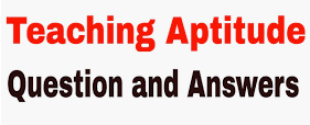 TEACHING APTITUDE Objective Questions