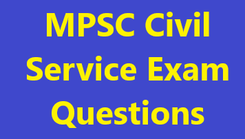 Maharashtra Civil Service Exam Questions