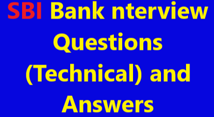 SBI Bank Interview Questions